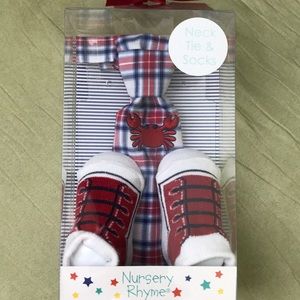 Nursery Rhyme Neck Tie & Socks